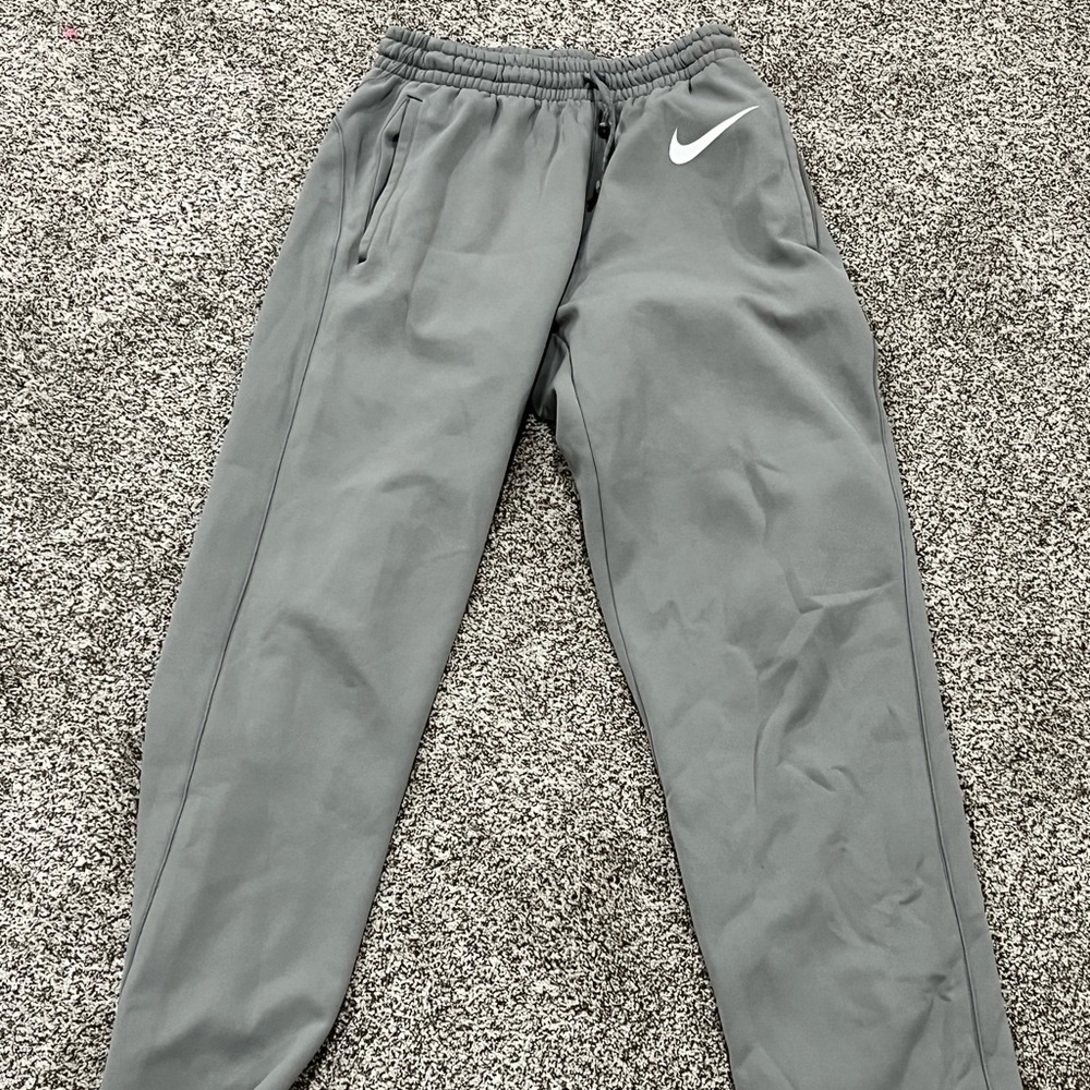 Gray Nike seatpants